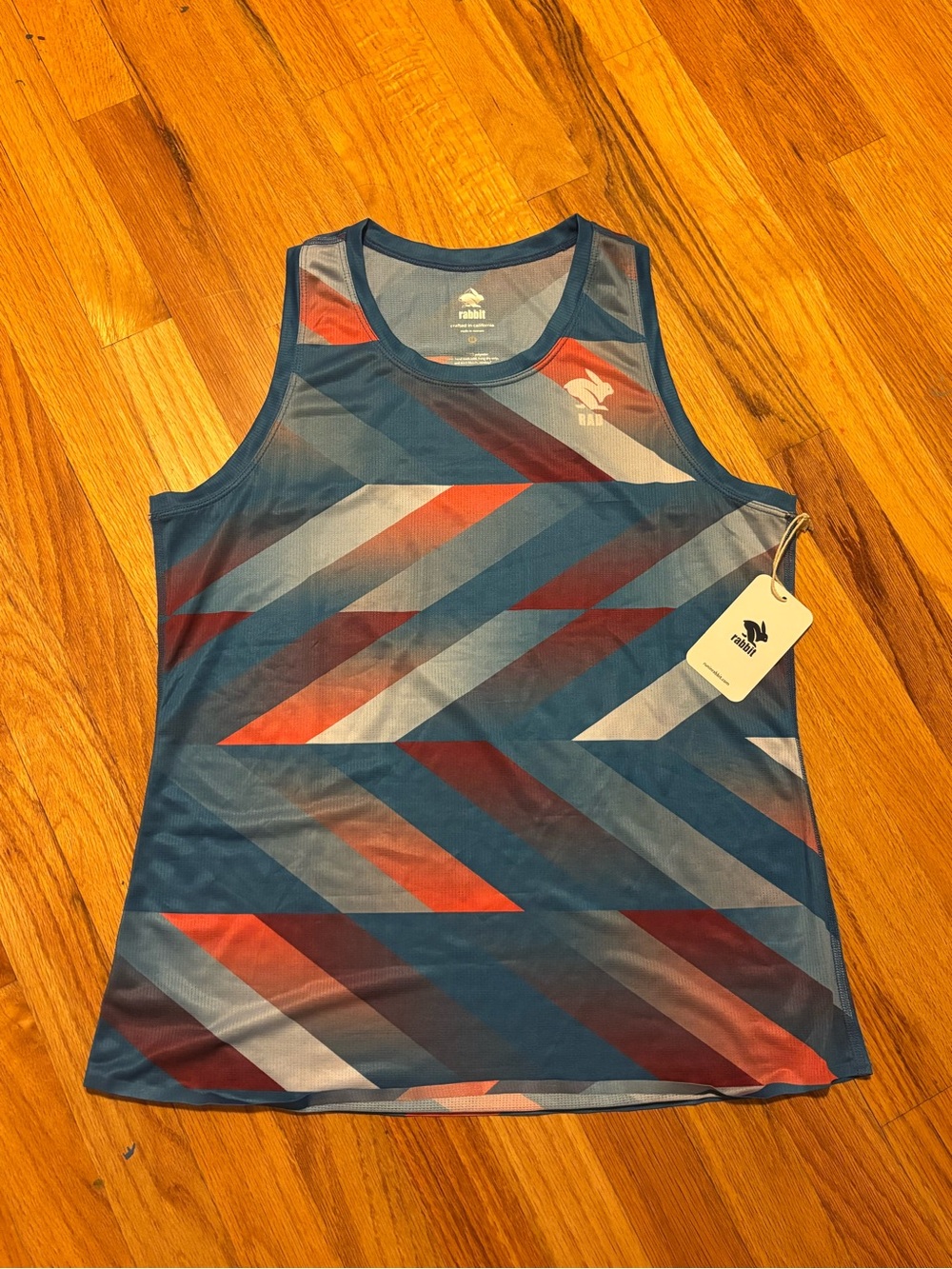 rabbit Women’s Blue & Red Performance Tank Top